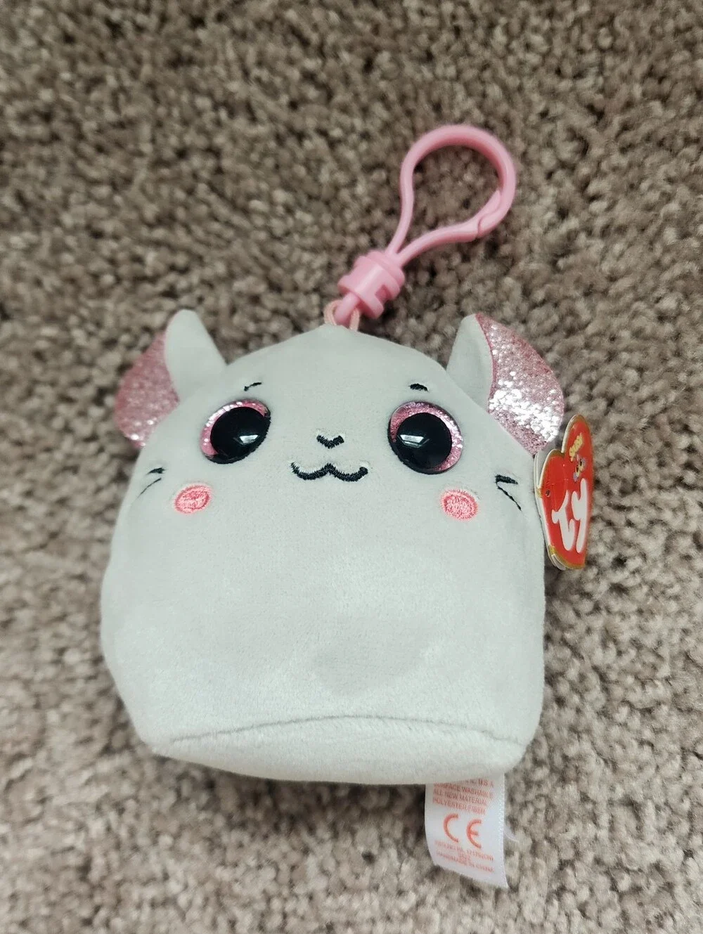 TY Squishy Beanies & Squishy Boo Plush Keychains
